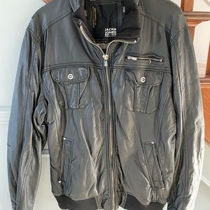 Faux leather jacket